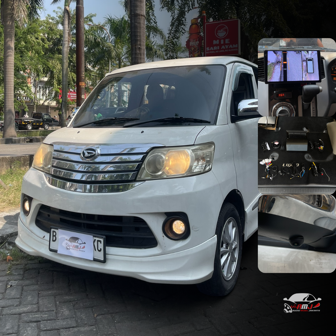 Pemasangan Head Unit + Kamera 360 di Daihatsu Luxio