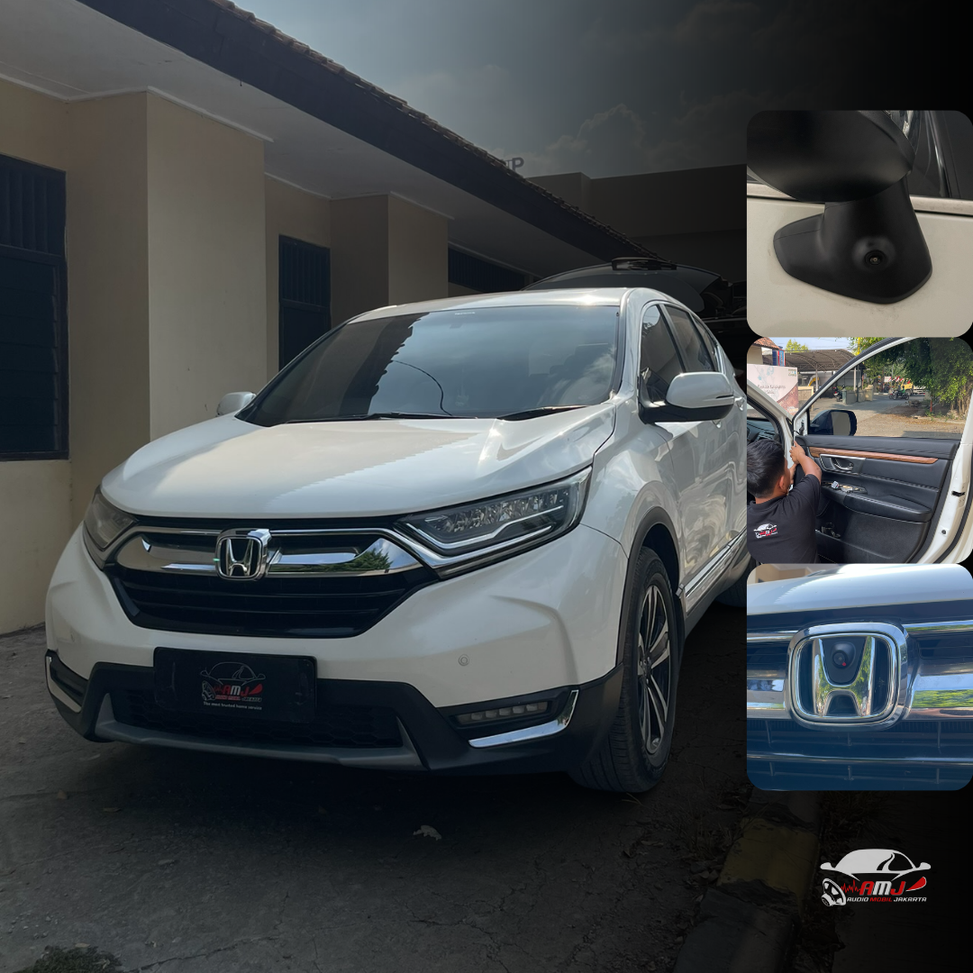 Pemasangan Head Unit + Camera 360 di Honda CRV PRESTIGE