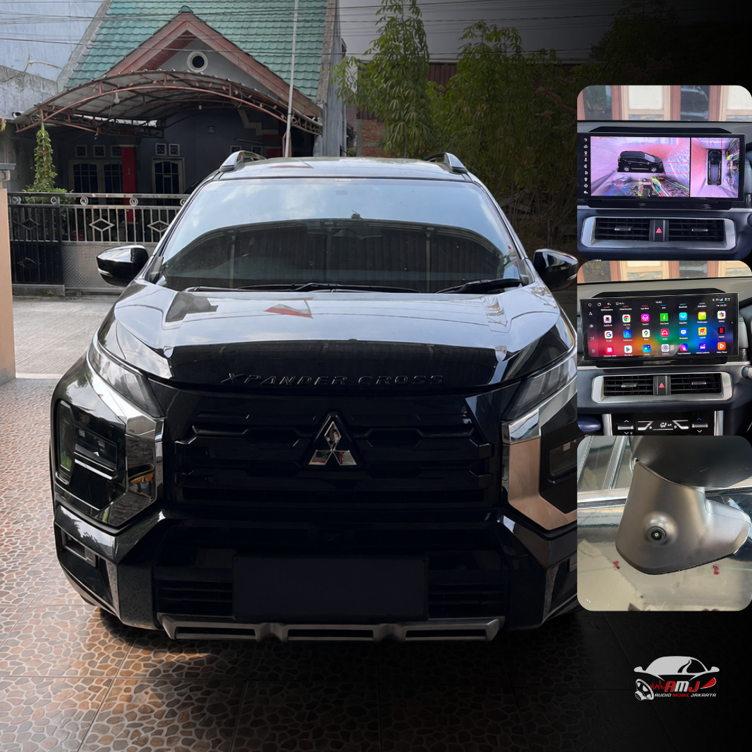 Pemasangan Upgrade Head Unit + Kamera 360 di Mitsubishi Xpander Cross