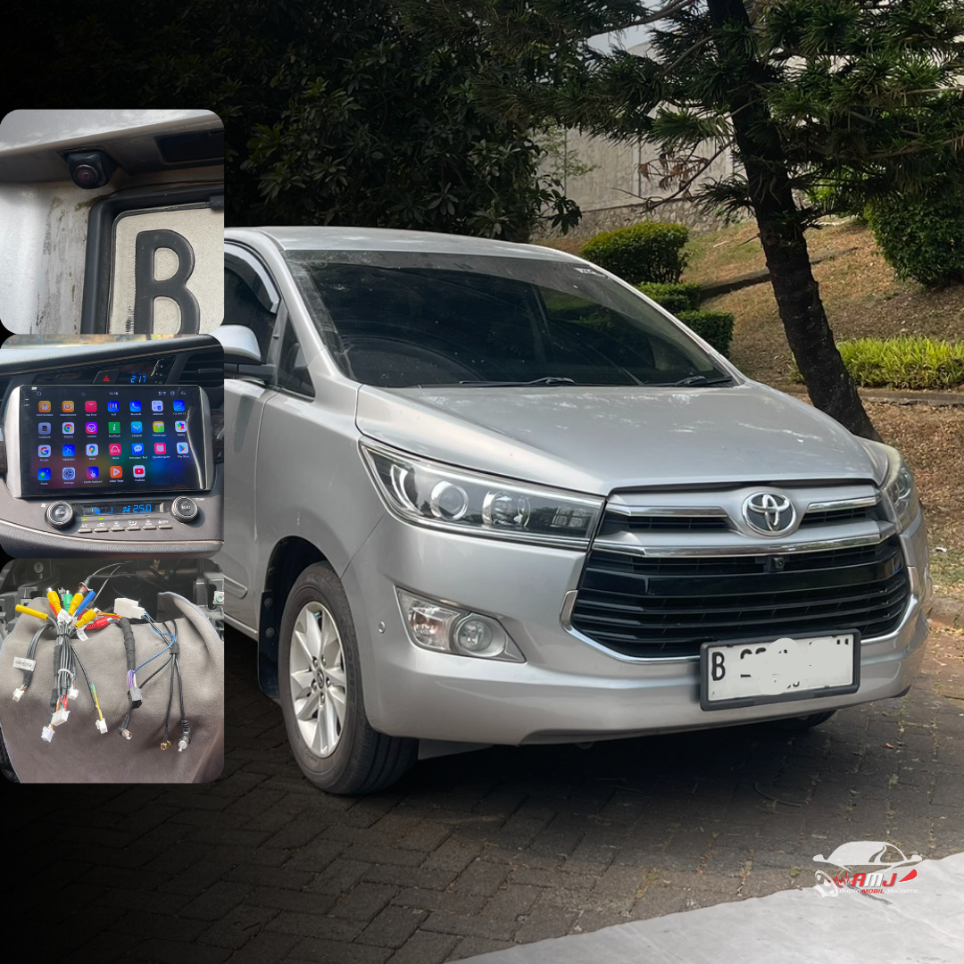 Pemasangan Head Unit + Camera 360 di Toyota Innova Reborn V