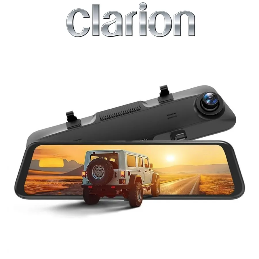 Dashcam 9.66" Front 2K + Rear 1080P