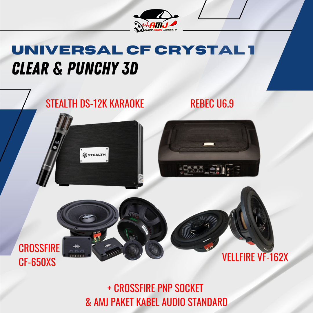 Universal CF Crystal 1 - Clear & Punchy 3D (Underseat U6.9)