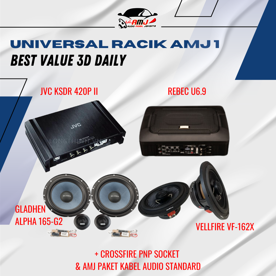 Universal Racik AMJ 1 - Best Value 3D Daily (Underseat U6.9)