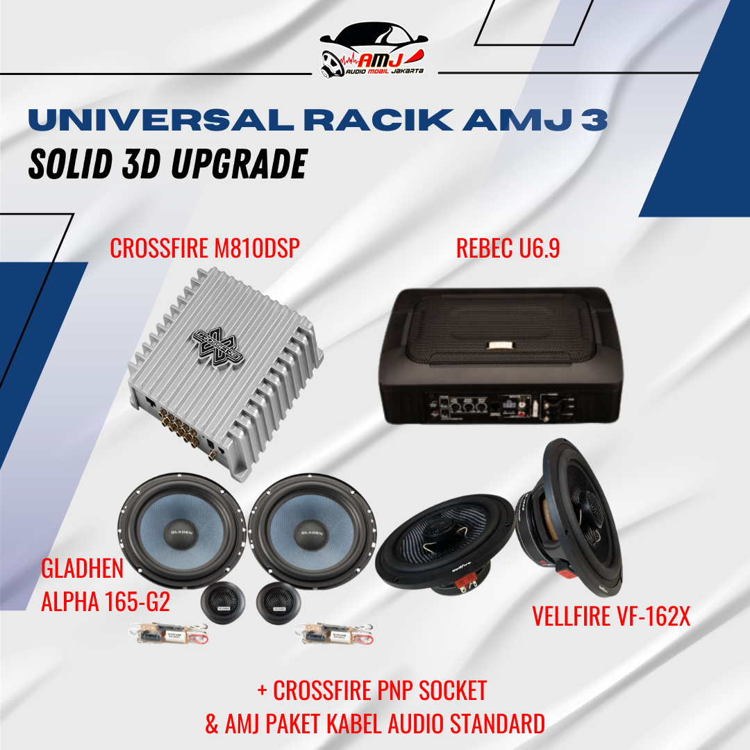 Universal Racik AMJ 3 - Solid 3D Upgrade (Underseat U6.9)