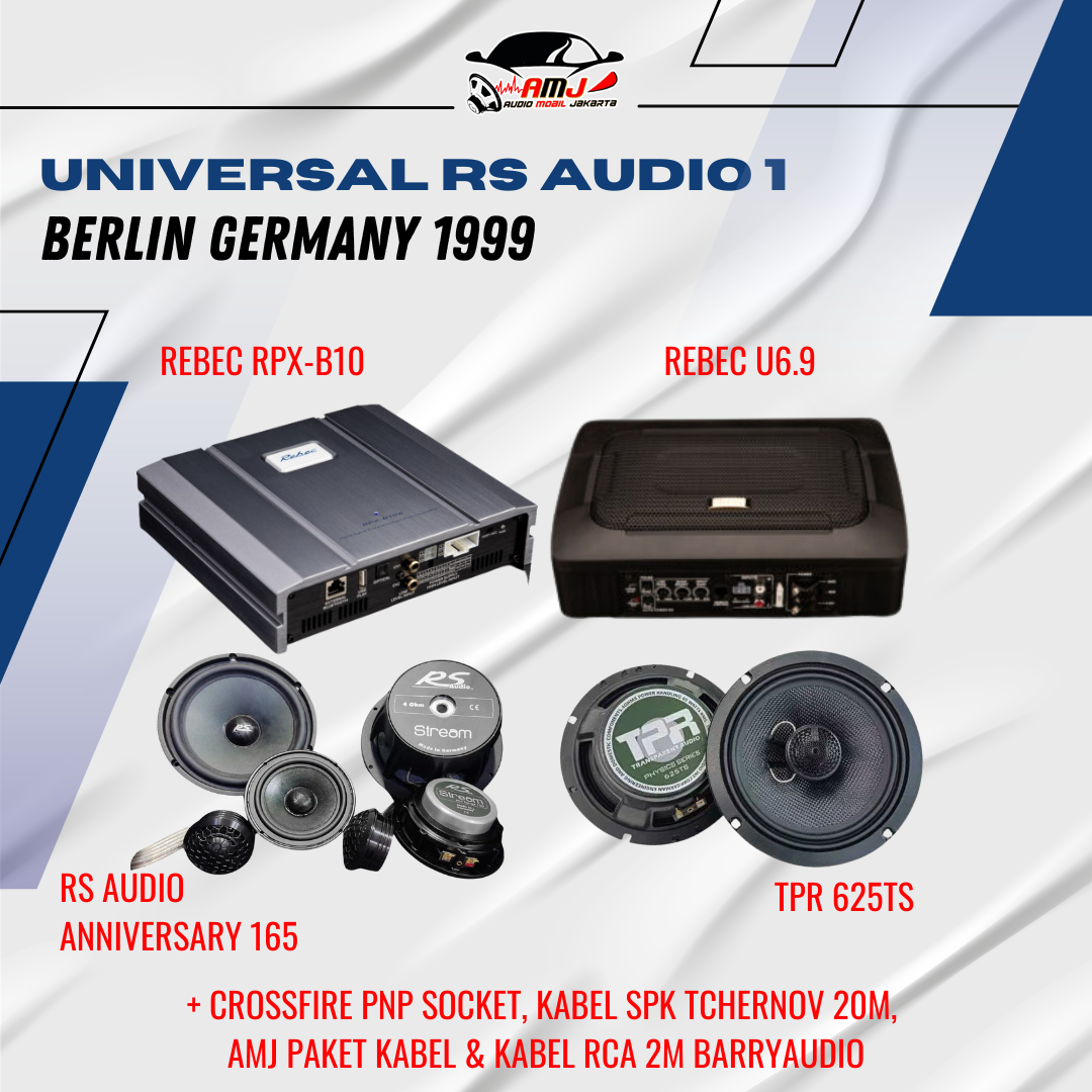 Universal RS Audio 1 Berlin Germany 1999 (Underseat U6.9)