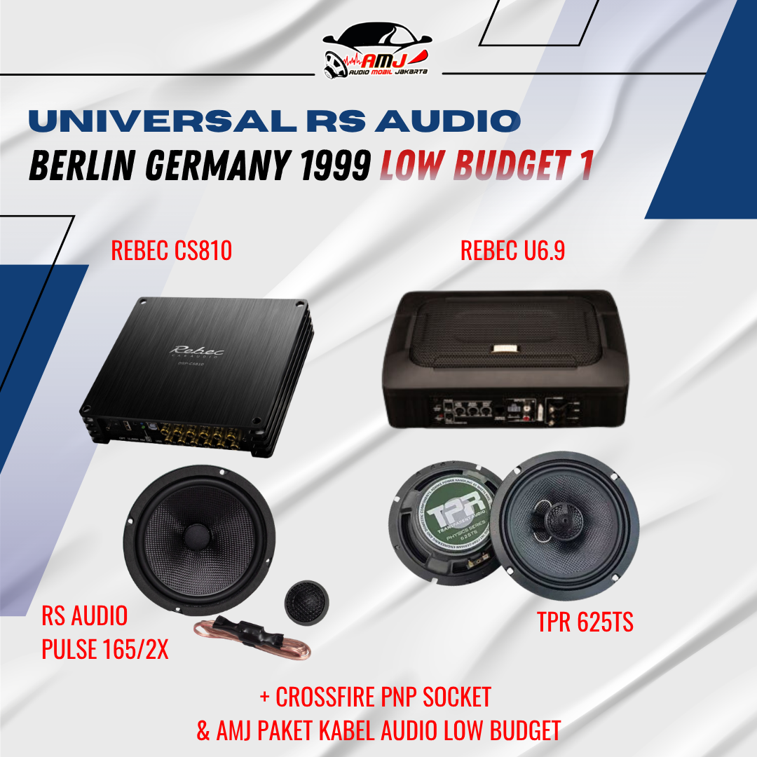 Universal RS Audio Low Budget 1 Berlin Germany 1999 (Underseat U6.9)