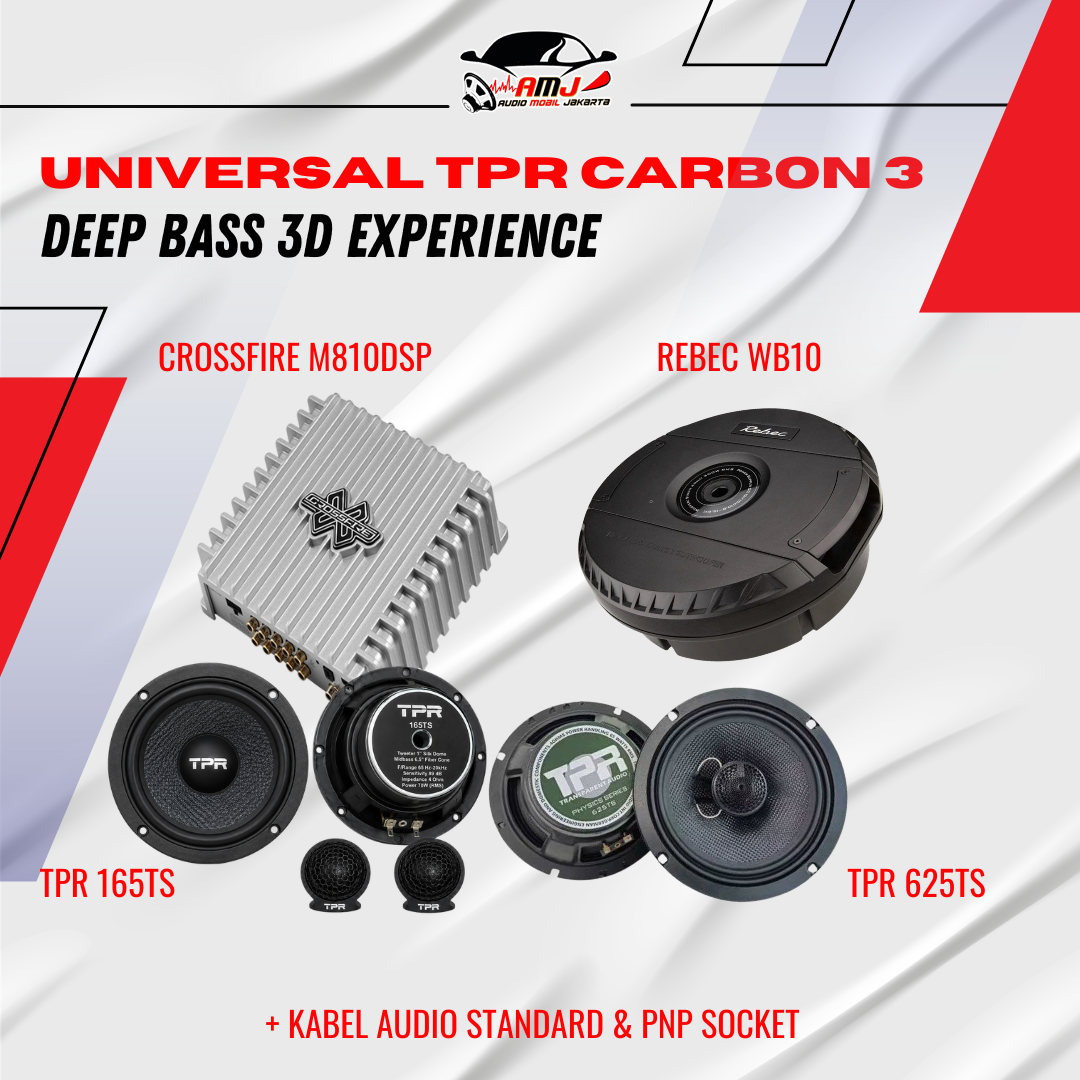 Universal TPR Carbon 3 - Deep Bass 3D Experience (Ban Serep WB10)